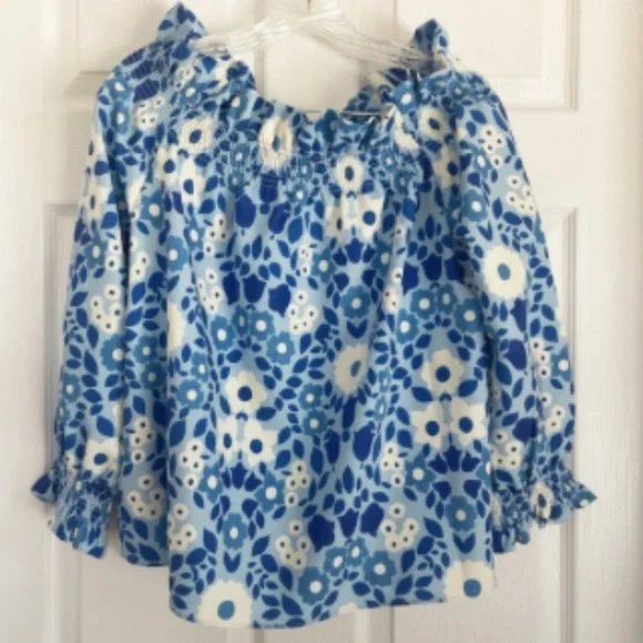 Tuckernuck Majolica Off the Shoulder Marguerite Blouse Sz M Worn Once - Picture 7 of 7